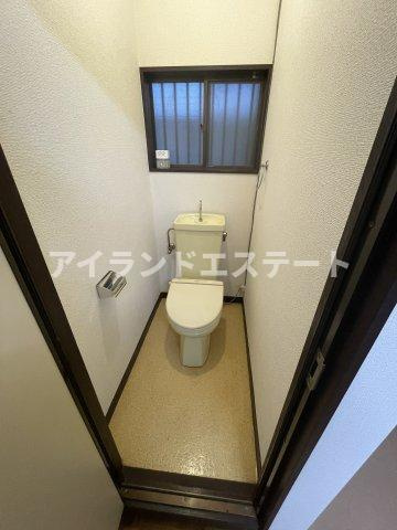 富田コーポ　最上階　角部屋　陽当たり良好のトイレ