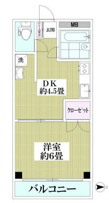ドエル早崎の間取り