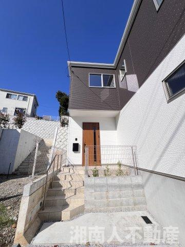 藤沢市善行坂２丁目３８９８－１５５新築戸建ての外観|外観は落ち着いています