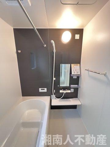 藤沢市善行坂２丁目３８９８－１５５新築戸建ての浴室|コンパクトで使いやすいお風呂です