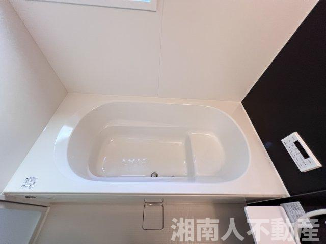 藤沢市善行坂２丁目３８９８－１５５新築戸建ての浴室|日々の疲れを癒すお風呂付です