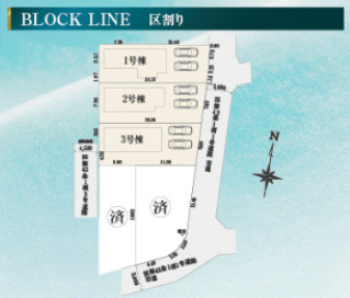 『八王子市新築戸建て』八王子市弐分方町139【仲介手数料無料】　２４ー１期の区画図|～仲介手数料無料☆八王子ひなた不動産～　八王子市弐分方町　新築戸建て