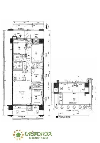 【間取り】 | 水戸市城南2丁目　中古マンション　ミオカステーロ水戸パークサイド　 | 1階なので、専用のお庭付きです！