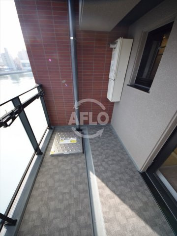 ファーストフィオーレ阿波座アクアのバルコニー|ファーストフィオーレ阿波座アクア　バルコニー