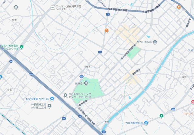 加古川市加古川町北在家　第4期　新築一戸建ての地図