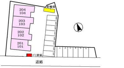 【駐車場】 | アースブラウンＫ・ＴⅢ