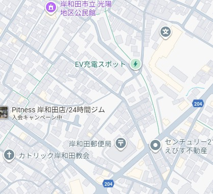 29(土)30(日)現地見学可能！◆岸和田市並松町　全2邸の地図