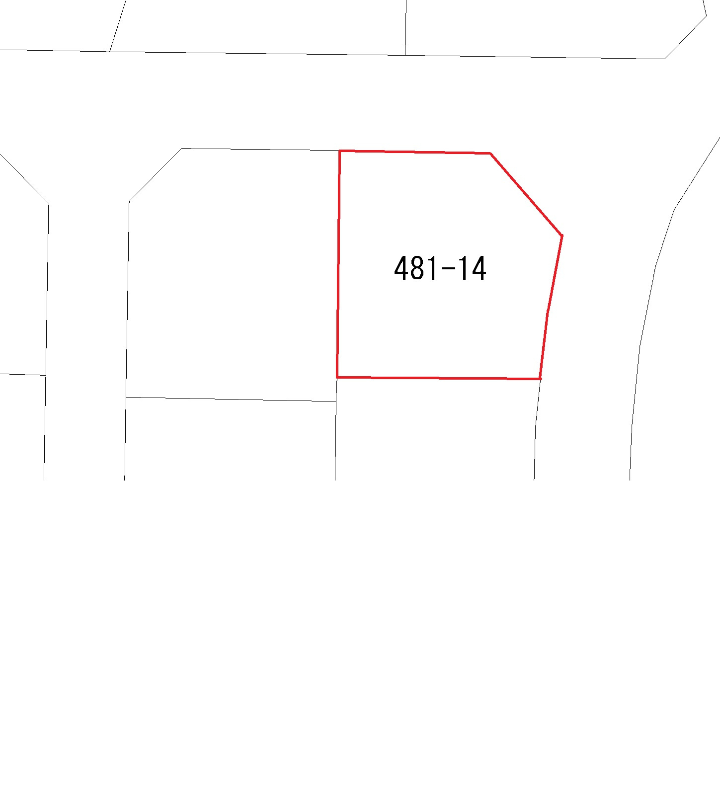 サニータウン売土地東の土地図