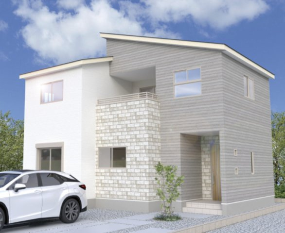 【完成予想図】 | 本庄市本庄第９期　ワイウッドコート　新築戸建　　全３棟　1号棟 | 1号棟