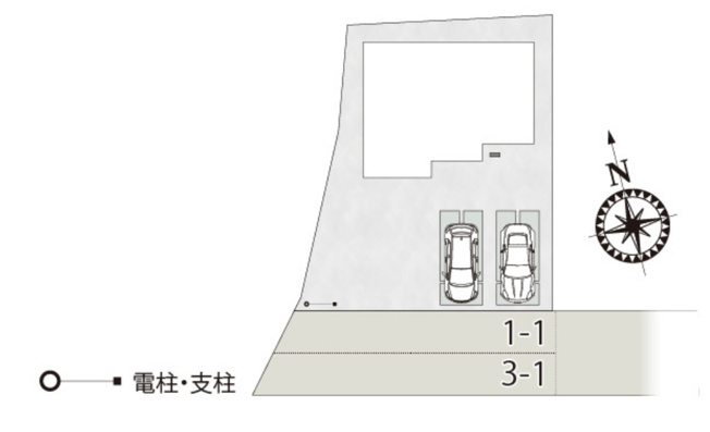 【区画図】 | 本庄市本庄第９期　ワイウッドコート　新築戸建　　全３棟　1号棟