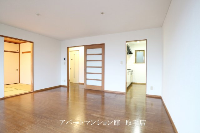 取手ＪＫマンションの居間・リビング