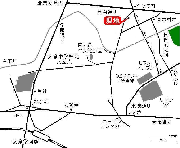 シャトークボタの地図