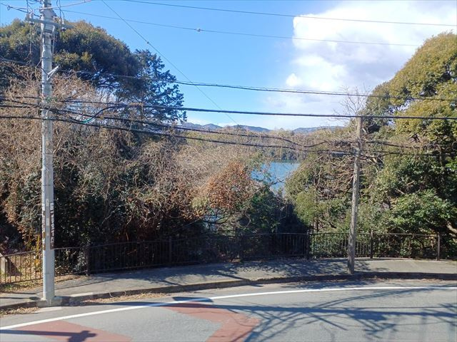 ゴルフガーデン　一碧湖近くの店舗兼住宅の展望|一碧湖を望みます