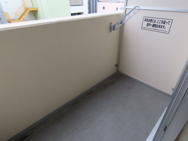 La CASA新北野のバルコニー