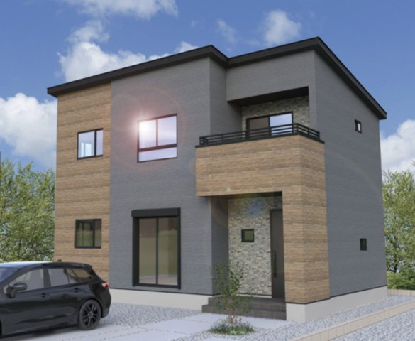 【完成予想図】 | 本庄市本庄第９期　ワイウッドコート　新築戸建　　全３棟　2号棟 | 2号棟