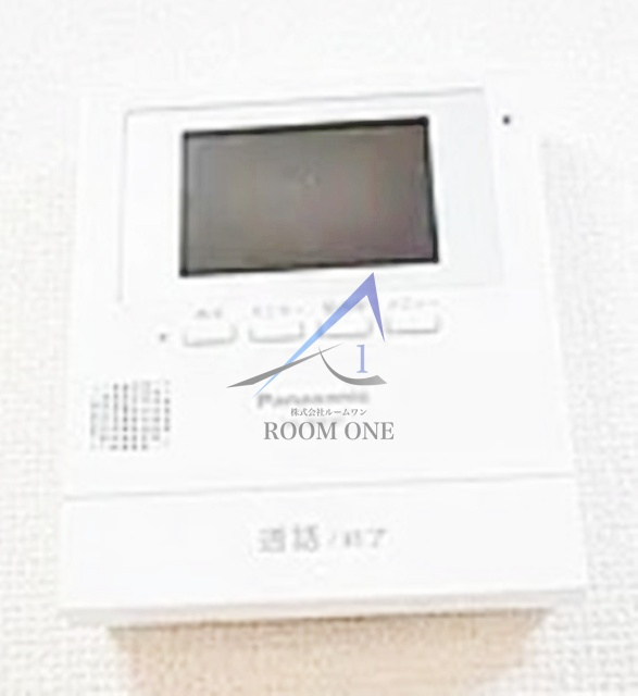 コーポ高田のセキュリティ|モニター付きインターホンです。