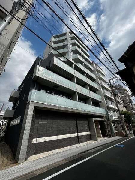 オーキッドレジデンス浜田山の外観|鉄筋コンクリート造・総戸数は22戸です。