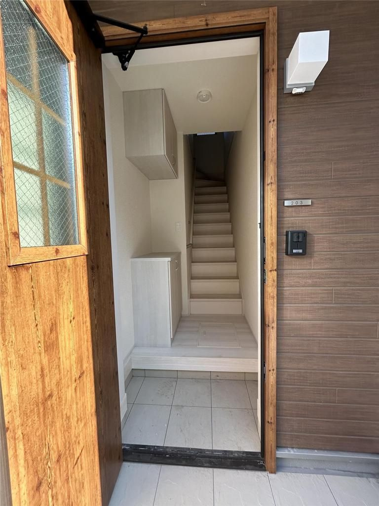 リーブルファイン新小岩の玄関