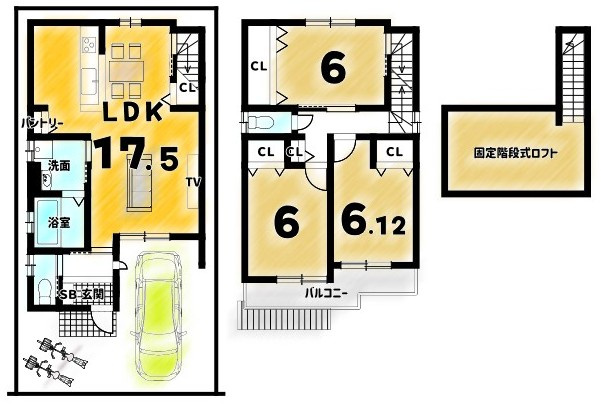淀美豆町　建築条件付土地
