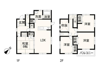 【間取り】 | 熊本県熊本市東区戸島7丁目