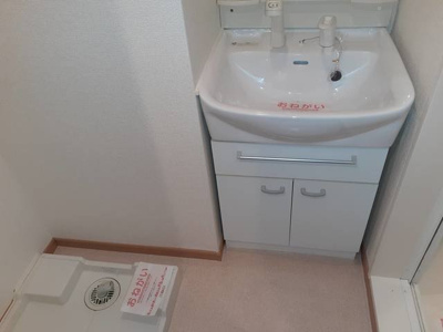 【洗面所】 | マンション・グラース | ゆったりとスペースのある洗面所