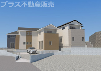 【外観】 | 現地写真。プラス不動産販売なら、現場の全ての棟をまとめてご見学頂けます。