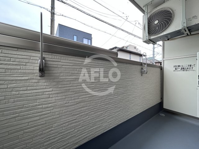 フジパレス吹⽥垂⽔町Ⅱ番館のバルコニー|フジパレス吹田垂水町Ⅱ番館　バルコニー
