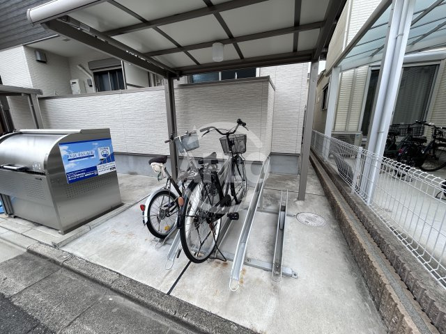 フジパレス吹⽥垂⽔町Ⅱ番館のその他共用部分|フジパレス吹田垂水町Ⅱ番館　駐輪場