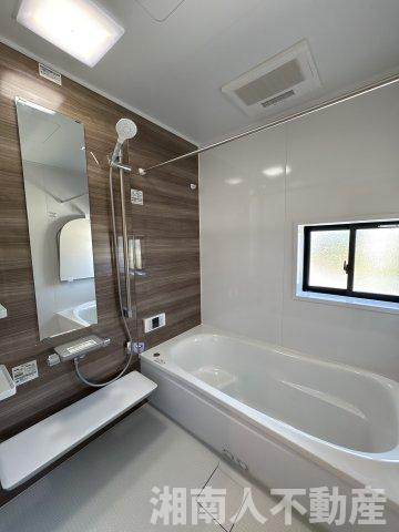 平塚市南金目　新築戸建の浴室|きれいなお風呂です