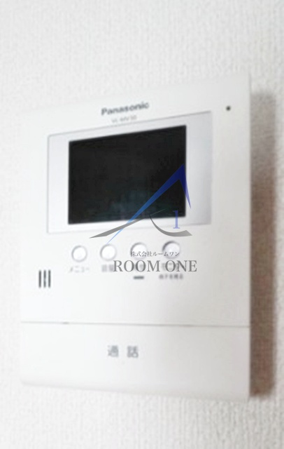 クレールメゾン石神井公園のセキュリティ|モニター付きインターホンです。