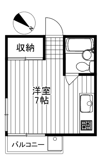 【間取り】 | ヴィラ幡ヶ谷