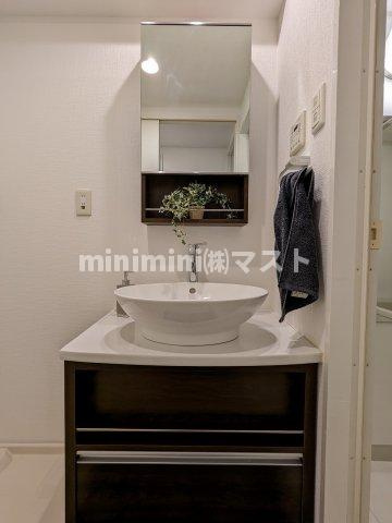 南堀江プライマリーワンの洗面所