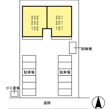 メープルハウスの区画図