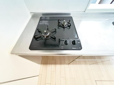 【キッチン】 | フリージア | 二口コンロ（イメージ）