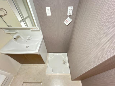 【洗面所】 | フリージア | 洗濯機置場（イメージ）