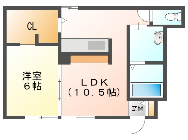 Ｇｒａｔｉａ（グラティア）　の間取り