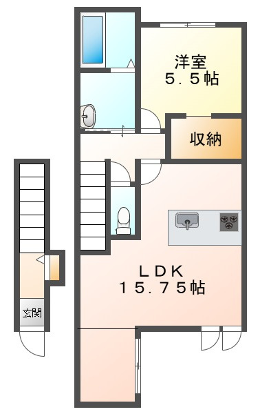 Ｇｒａｔｉａ（グラティア）　の間取り