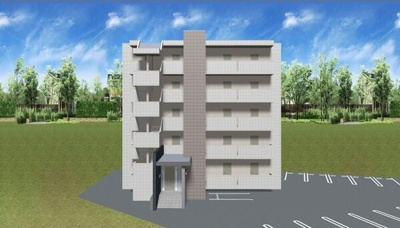 【外観】 | フラット麻布Ⅲ | 参考パース