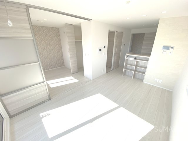 Bleu　Lapinの居間・リビング|明るいリビング10.7帖☆彡