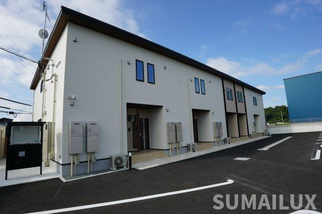 合志市須屋のアパートの外観