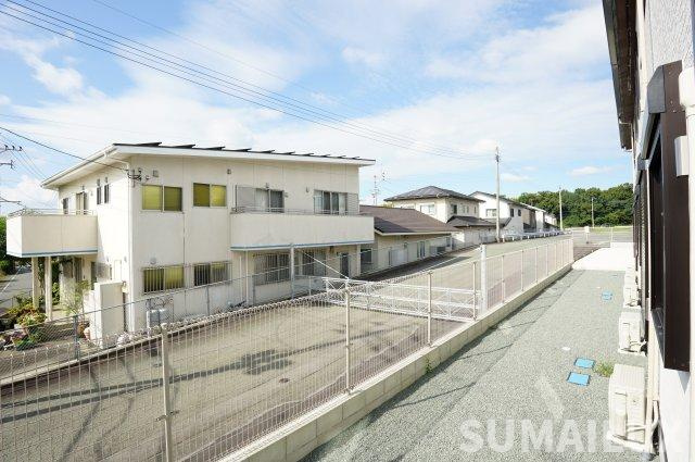 合志市須屋のアパートの展望