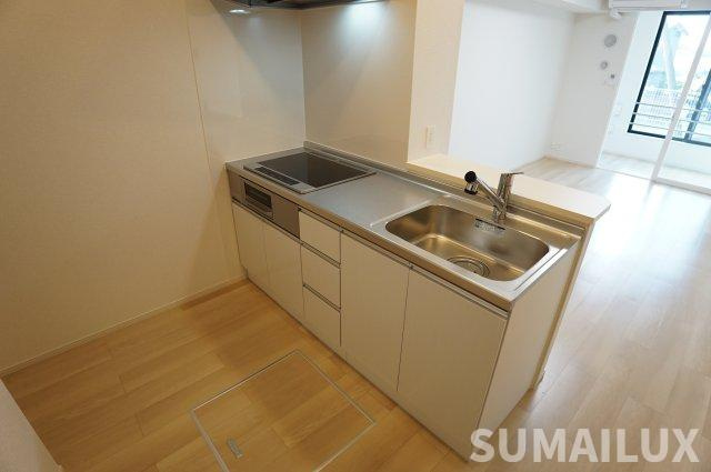 合志市須屋のアパートのキッチン