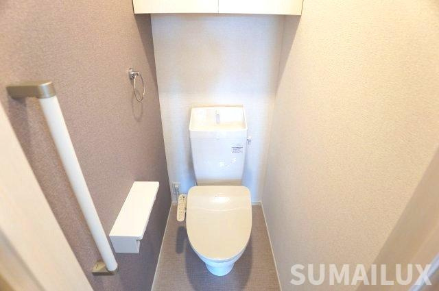 合志市須屋のアパートのトイレ