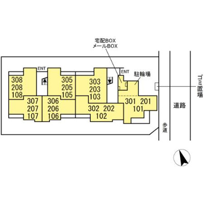 【区画図】 | シェーンブルーメ横浜