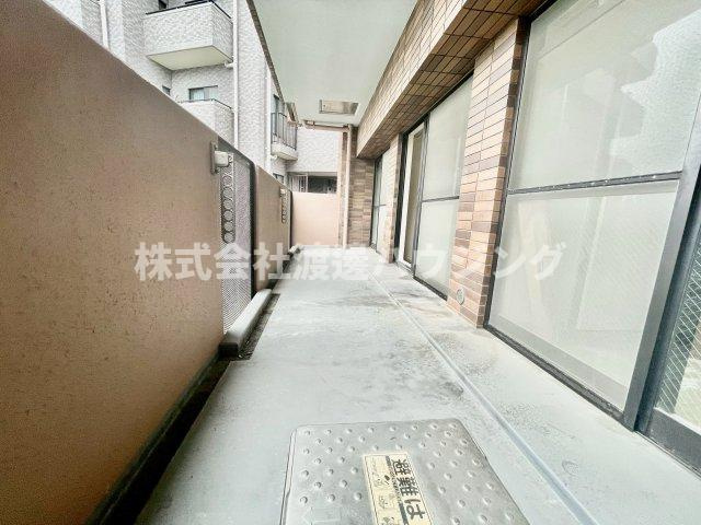 ふじハイツのバルコニー