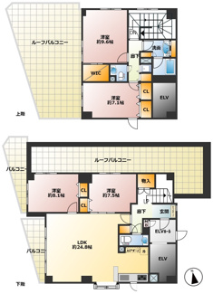 【間取り】 | パーク・ノヴァ府中