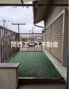 【バルコニー】 | 中野１丁目貸家