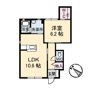 ヴィラ岩原の間取り