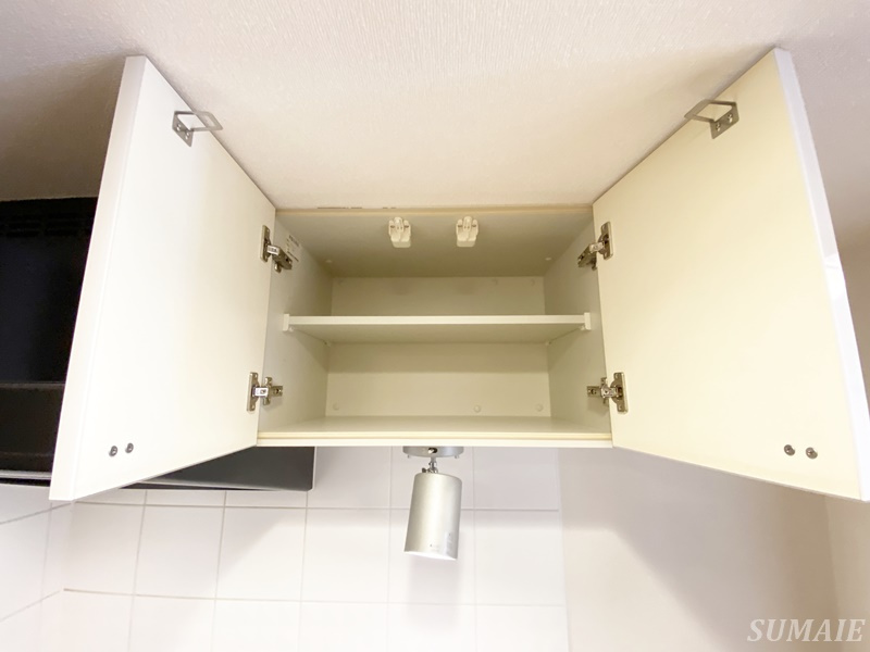 北区田端新町３丁目の賃貸マンションの収納|キッチン上収納です☆