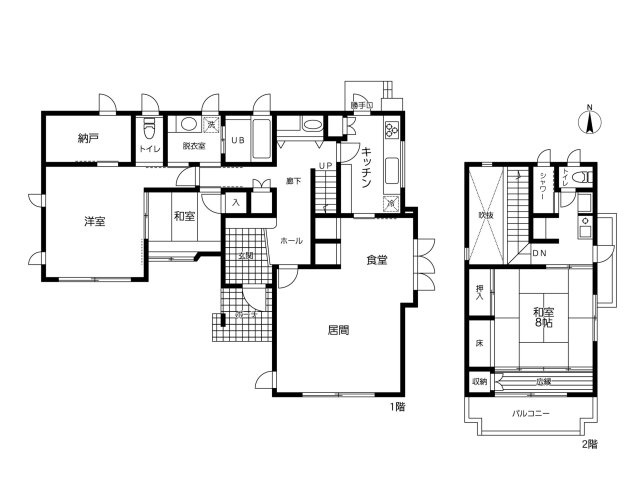 海まで7分！90坪超えの敷地　車複数台駐車可能の間取り|導線を考えられた間取り